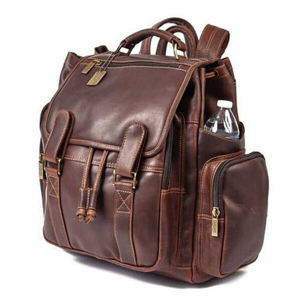Claire Chase Legendary Jumbo Backpack, Dark Brown CL57457